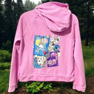 Girls 14/16 Alice in Wonderland hoodie sweatshirt